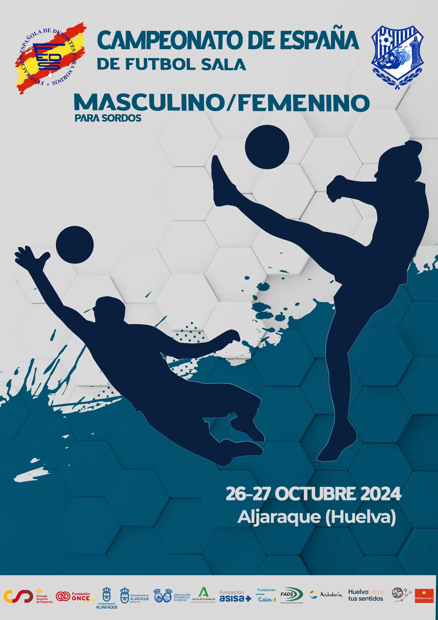 Poster Cto Esp Futbol Sala Masc y Fem 2024