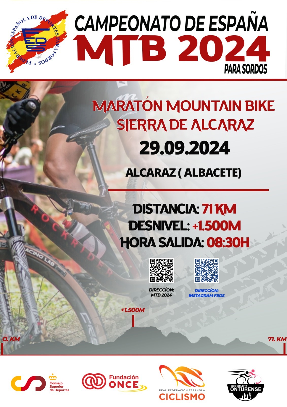 Cartel Cto España MTB