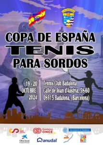 Poster Copa España Tenis red