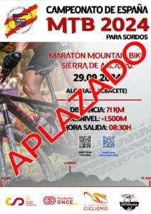 Poster Cto. España MTB APLAZADO